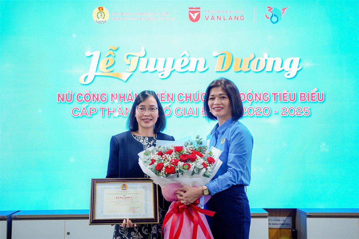 PGS.TS LÊ THỊ KIM OANH: NỮ CÔNG NHÂN, VIÊN CHỨC, LAO ĐỘNG TIÊU BIỂU CẤP THÀNH PHỐ GIAI ĐOẠN 2020-2025