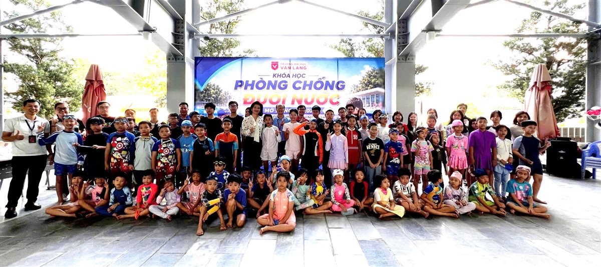 HƠN 120 THIẾU NHI VĂN LANG HÀO HỨNG KHAI GIẢNG KHÓA HỌC PHÒNG CHỐNG ĐUỐI NƯỚC HÈ 2026