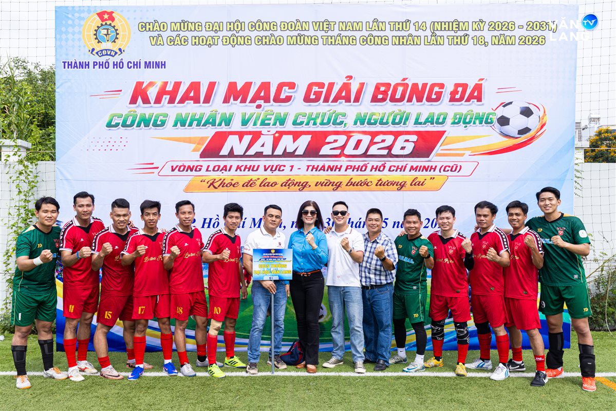 CĐCS TRƯỜNG ĐẠI HỌC VĂN LANG KHỞI ĐẦU THUẬN LỢI TẠI  GIẢI BÓNG ĐÁ CNVC-NLĐ TP.HCM NĂM 2026