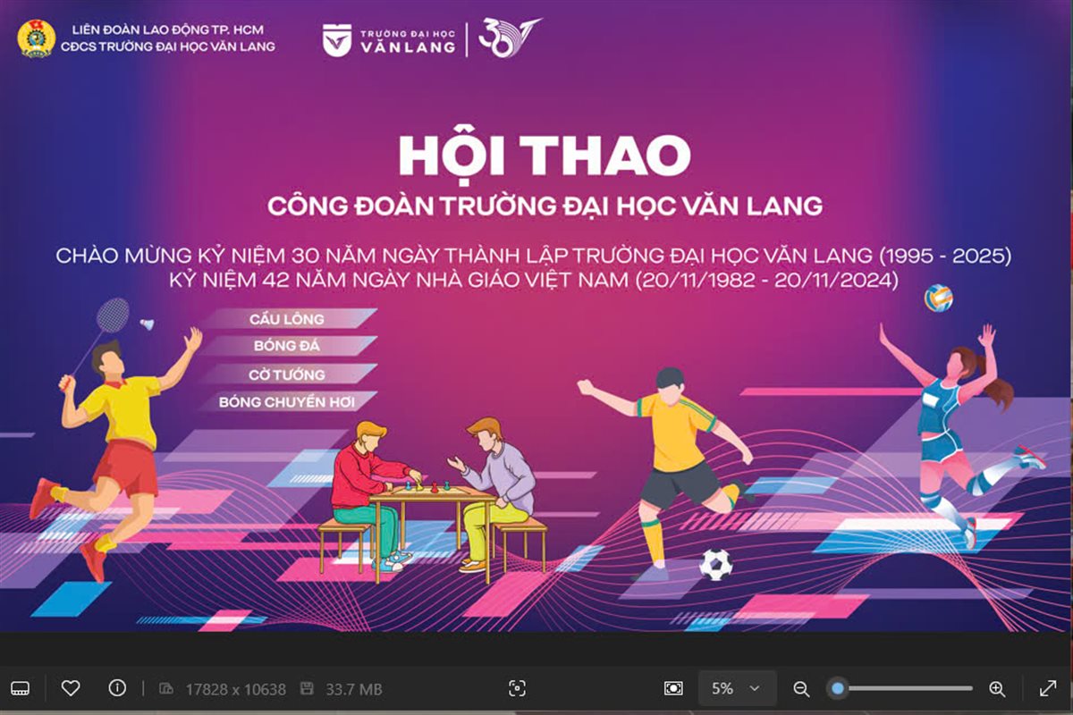 HỘI THAO CÔNG ĐOÀN TRƯỜNG ĐẠI HỌC VĂN LANG 2024 