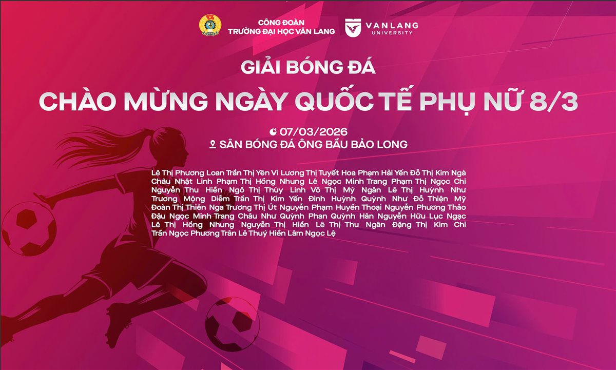 GIẢI BÓNG ĐÁ CHÀO MỪNG QUỐC TẾ PHỤ NỮA 8/3 - LẦN 2/2026